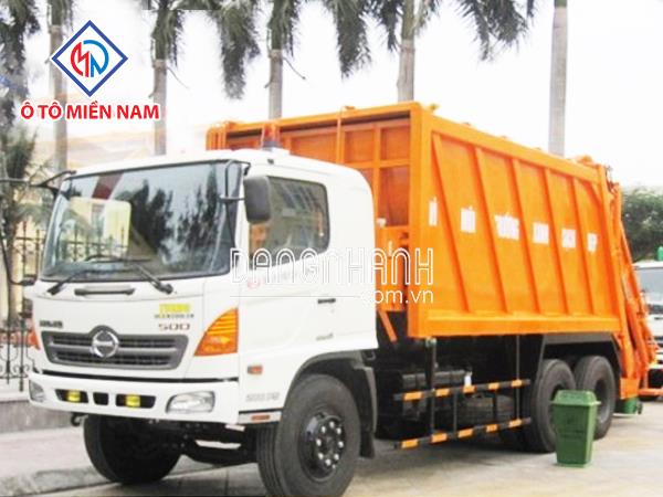 Xe Tải Hino FM8JNSA Chở Rác 22 Khối