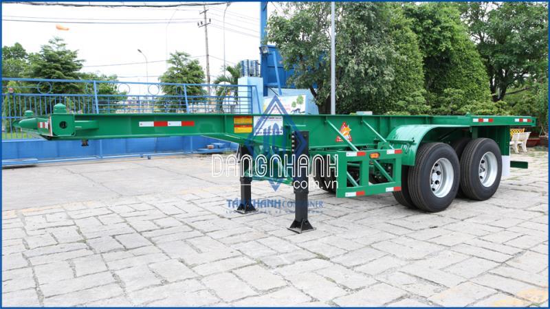 SƠMI RƠMOÓC XƯƠNG 30 FEET, 02 TRỤC, 04 GÙ