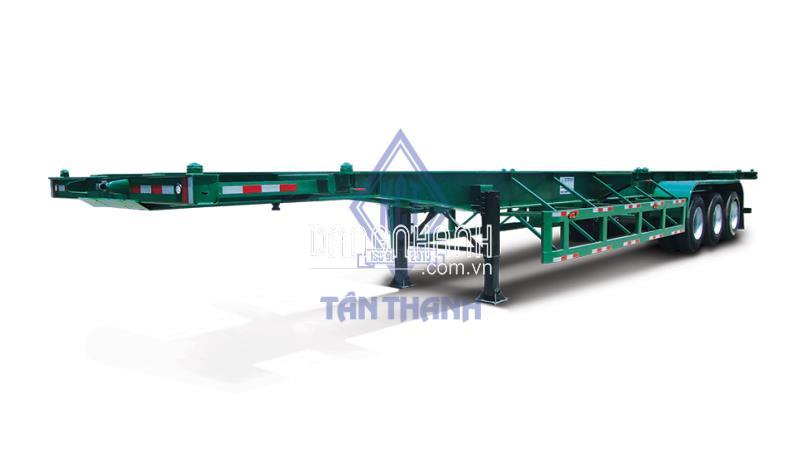 SƠMI RƠMOÓC TẢI XƯƠNG 48 FEET , 3 TRỤC 12 GÙ