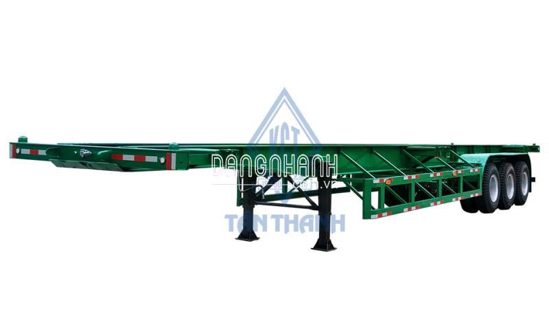 SƠMI RƠMOÓC XƯƠNG 45 FEET, 3 TRỤC, 12 GÙ