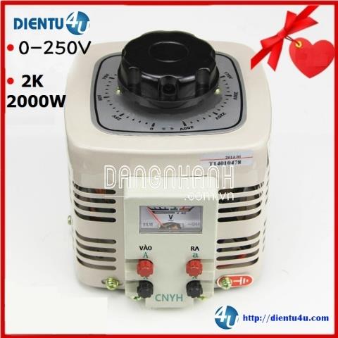 BIẾN ÁP ĐIỀU CHỈNH TDGC2-2KVA 0-250V