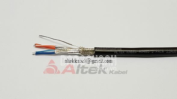 Cáp tín hiệu vặn xoắn chống nhiễu RS485 2 Pair 22 AWG