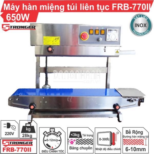Máy hàn miệng túi liên tục dạng đứng STRONGER FRB-770II