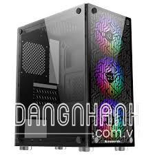 Vỏ Case máy tính XIGMATEK NYX (EN43040) M-ATX (hai mặt kính cường lực, No Fan)