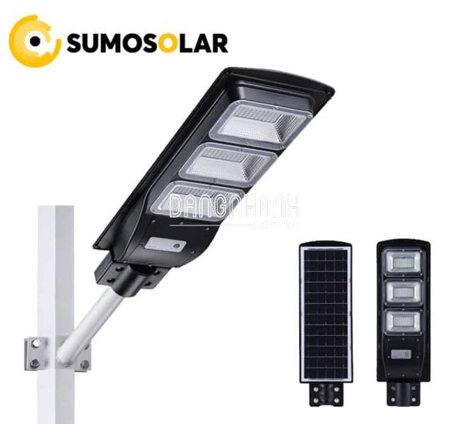 Đèn đường, sân vườn chiếu sáng LED năng lượng mặt trời (90W) Tấm Liền – NT08