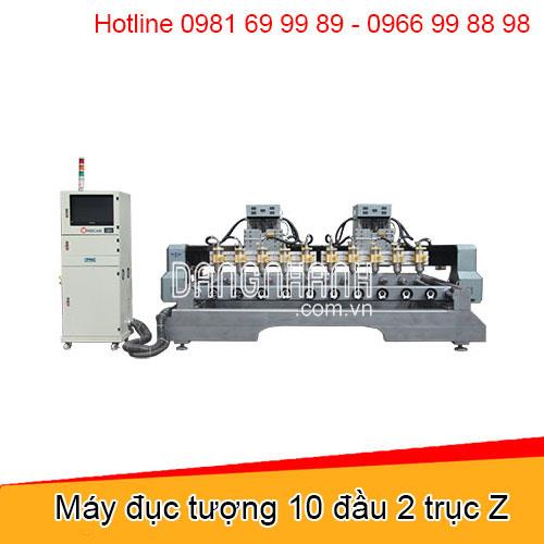 Máy đục tượng 10 đầu 2 trục Z - CNC Đông Phương