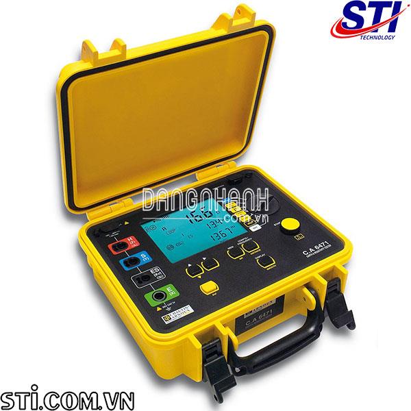 MÁY ĐO ĐIỆN TRỞ TIẾP ĐẤT CA 6471 (100KΩ, 4 DÂY)