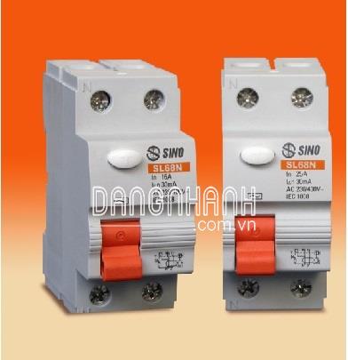 Aptomat chống giật RCCB Sino SL68N 63A 100mA