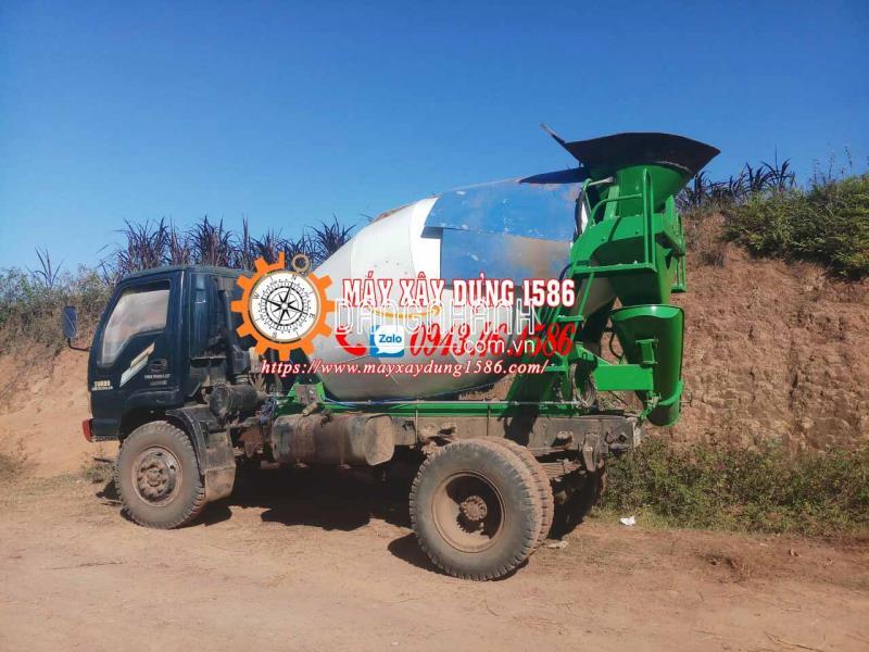 Bồn trộn bê tông thuỷ lực 5m3 (5 khối)