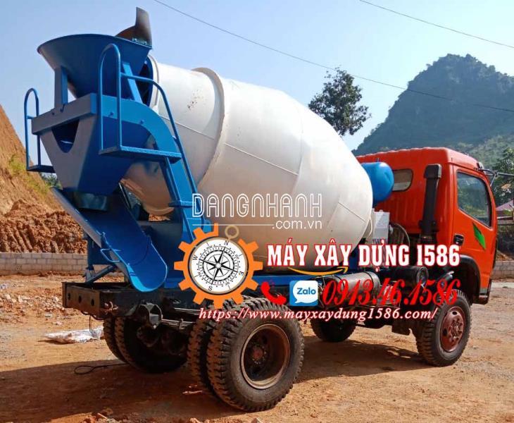 Bồn trộn bê tông thuỷ lực 4m3 (4 khối)