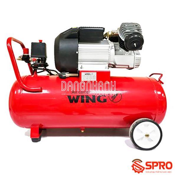 Máy nén khí đầu liền 3HP Wing TM-0.1/8-60L - Dung tích 60L
