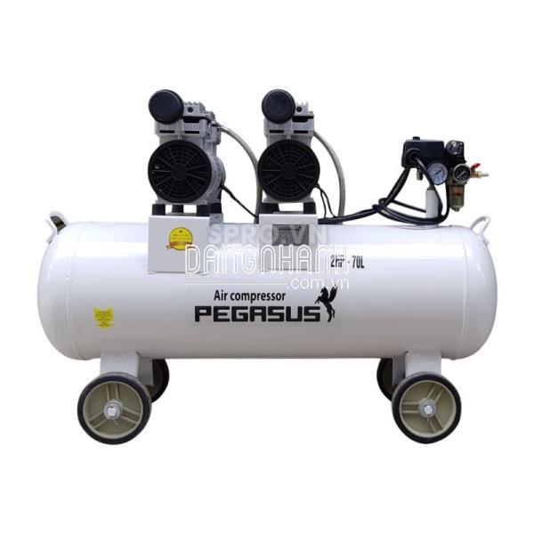 Máy nén khí không dầu 2HP Pegasus TM-OF750x2-70 - Dung tích 70L