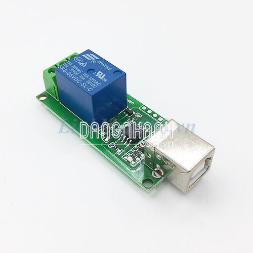 Module Điều Khiển Relay 1 Kênh Kết Nối Máy Tính Qua Cổng USB Kiểu B
