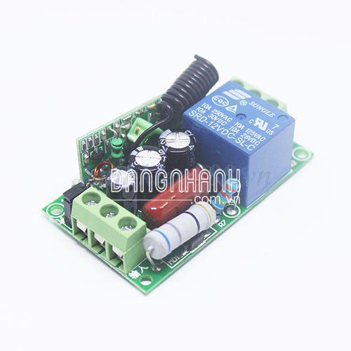 Bộ Thu Điều Khiển Xa RF 433Mhz Điều Khiển Motor Loại Học Lệnh
