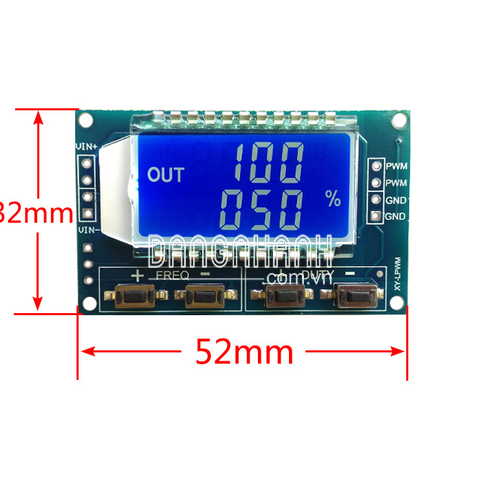 Module Phát Xung Tần Số 1Hz Đến 150Khz Có Giao Tiếp Uart XY-LPWM