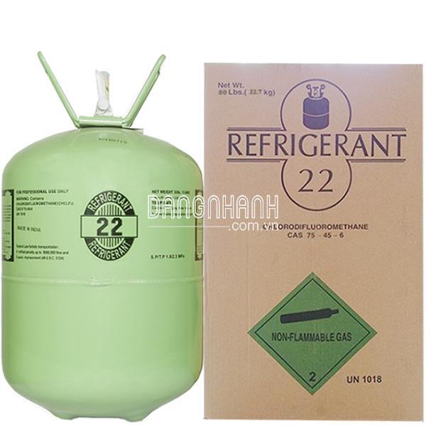 Gas Lạnh R22 Refrigerant Ấn Độ Loại 2 Bình 22.7 Kg