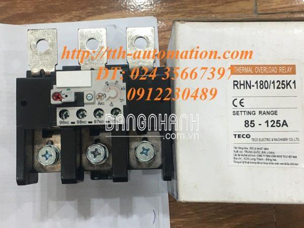 RHN-180/125K1 THEMAL OVERLOAD RELAY