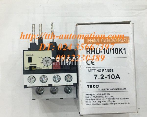 RƠ LE NHIỆT TECO RHU-10/10K1