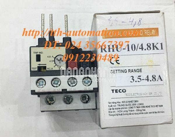 RƠ LE NHIỆT TECO RHU-10/4.8K1