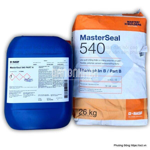 Basf MasterSeal 540 Chống Thấm Đàn Hồi Cao Bám Dính Chắc