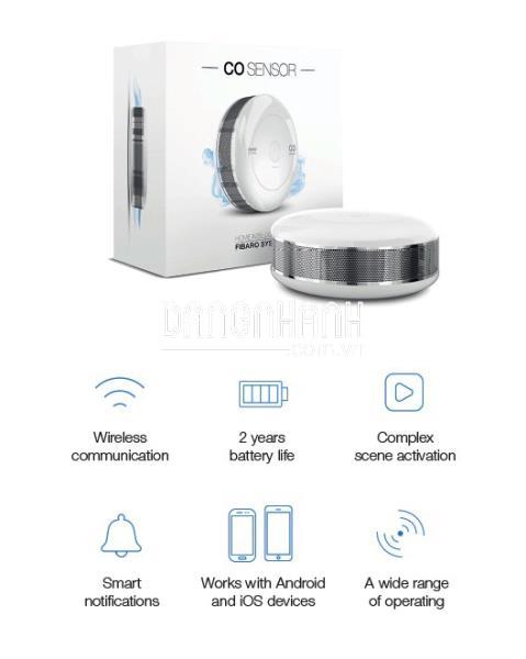 Cảm biến nồng độ khí CO – FGCD – 001 | Fibaro