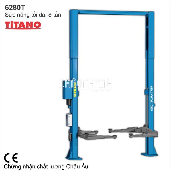 CẦU NÂNG Ô TÔ 2 TRỤ 8 TẤN STD-6280T, TIÊU CHUẨN CHÂU ÂU