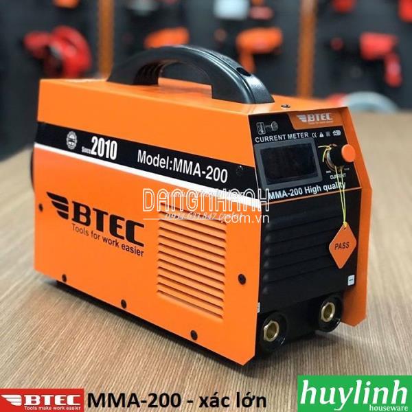 Máy Hàn Que Điện Tử Btec MMA-200 - Xác Lớn