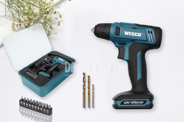 Bộ Máy Khoan Pin 12V WESCO WS2550K