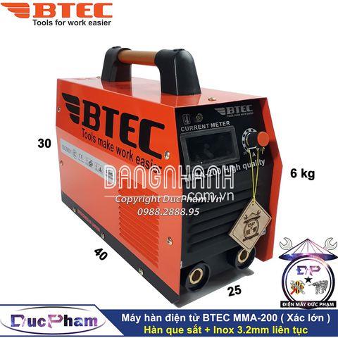 Máy hàn điện tử BTEC MMA-200 ( Xác lớn )