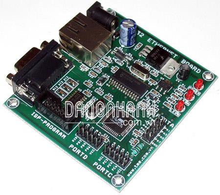 ATMEGA32 - Ethernet board