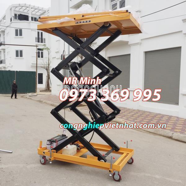 BÀN NÂNG ĐIỆN THỦY LỰC 500KG NÂNG CAO 3M 