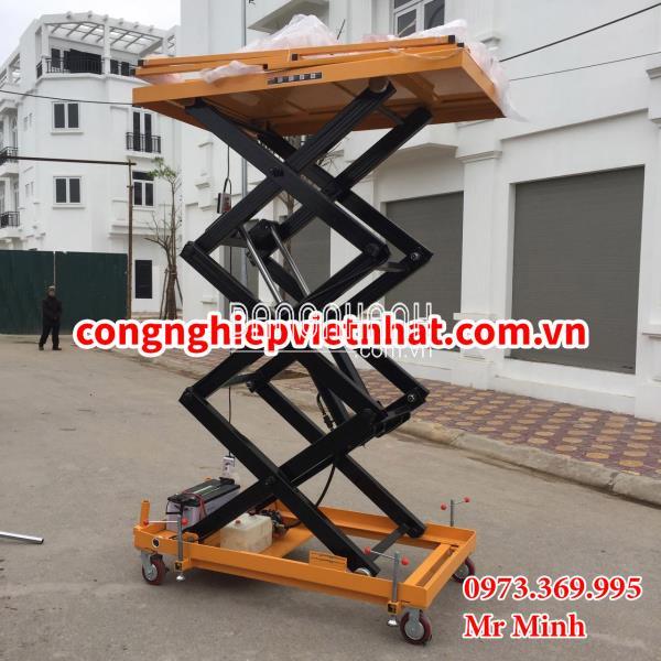 BÀN NÂNG ĐIỆN THỦY LỰC 500KG NÂNG CAO 3M