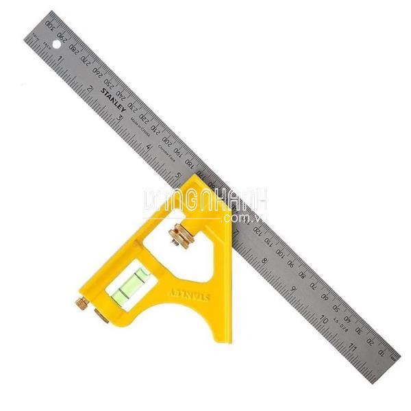 Thước vuông kết hợp cán cầm nhựa Stanley 46-028