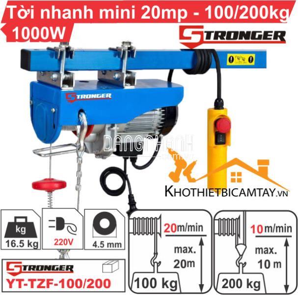 Tời điện nhanh mini STRONGER YT-TZF-100/200