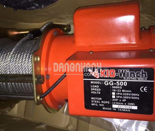 Máy tời điện Kio Winch GG-500