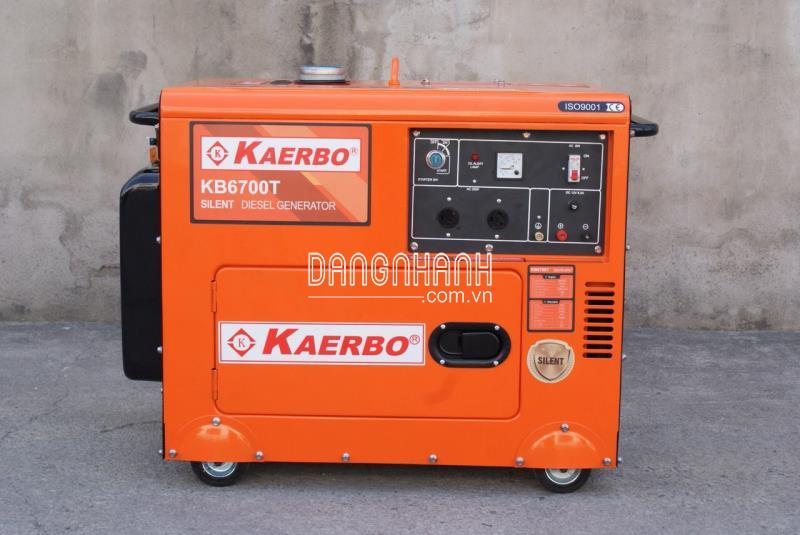 MÁY PHÁT ĐIỆN CÁCH ÂM DIESEL KAERBO 5KW KB-6700T