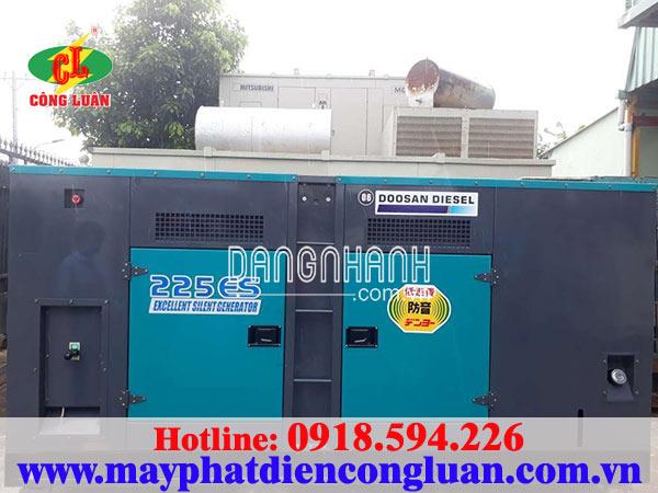 MÁY PHÁT ĐIỆN DOOSAN 200 KVA - MÁY THÙNG CÁCH ÂM