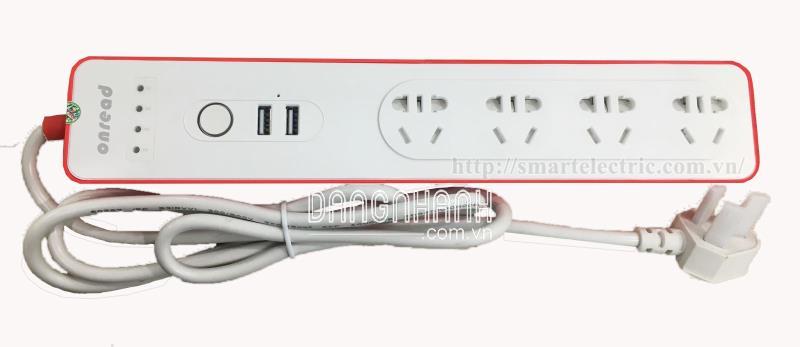 Ổ cắm điều khiển từ xa qua điện thoại bản vỏ màu đỏ