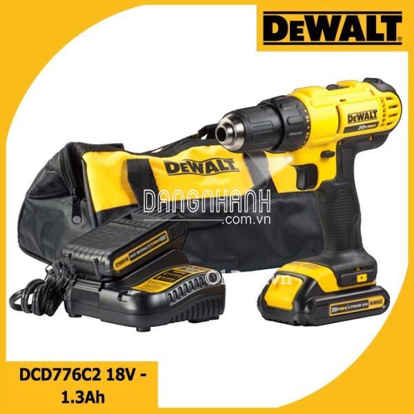 Máy khoan vặn vít pin sạc Dewalt DCD771C2 - 18V - 2 pin sạc