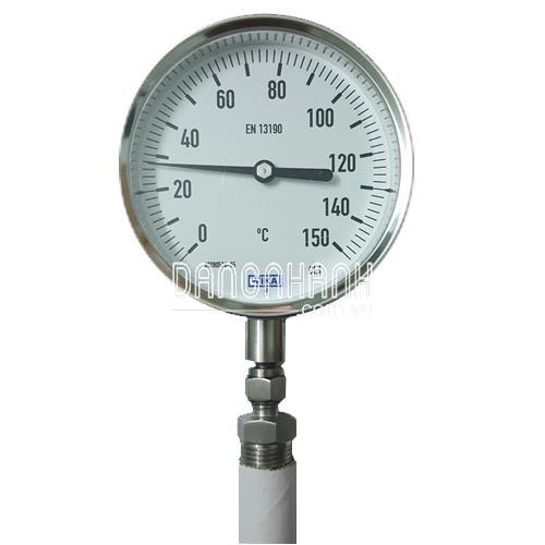 Đồng hồ đo nhiệt độ WIKA chân đứng R52 150°C