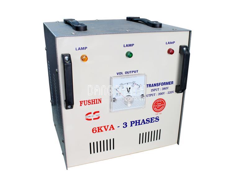 BIẾN ÁP 3 PHA 380V/220V 6KVA GIÁ RẺ