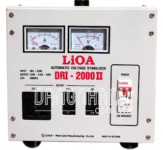 Ổn Áp LiOA 1 Pha DRI 2KVA (90-250v)