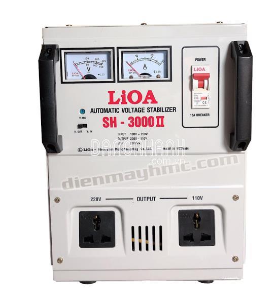 Ổn Áp LiOA 3Kva 1 Pha SH 3000 (150-250v) Thế Hệ Mới