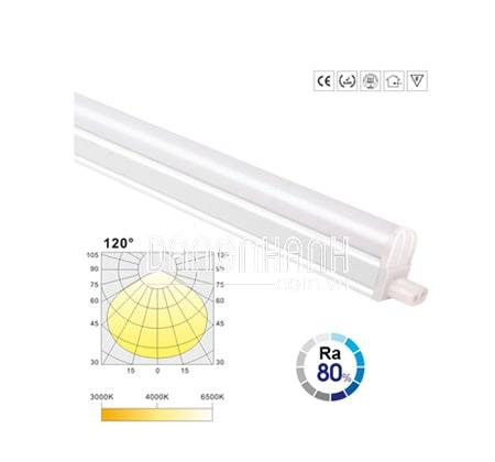 Bộ đèn tuýp led T5 hắt trần thân nhựa