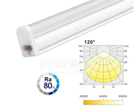 Đèn tuýp led 3 tấc T5/4w thân nhôm