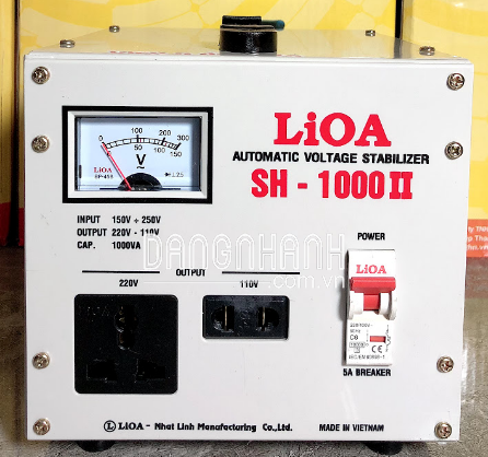Ổn áp LiOA 1 Pha SH 1000II (150-250v) DRI (90 - 250v) DRII (50 -250v)