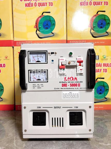Ổn Áp LiOA 1 Pha SH 5000II (130-250v) DR1 (90 - 250V)