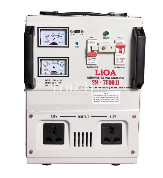 Ổn Áp LiOA 1 Pha SH 7.500II (150-250v) DRI (90 -250v)