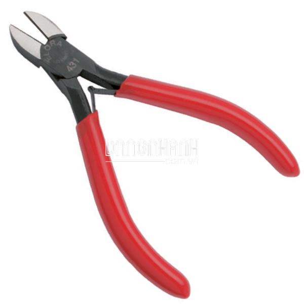 432 kìm cắt cạnh cán bọc nhựa cách điện, cắt chân linh kiện ELORA