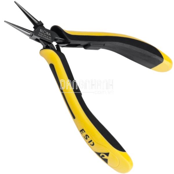 4620-OHE2K kềm mũi nhọn đầu đũa tròn, dài 130mm, chống tĩnh điện ESD.